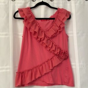 Elle Top, Medium, Orange